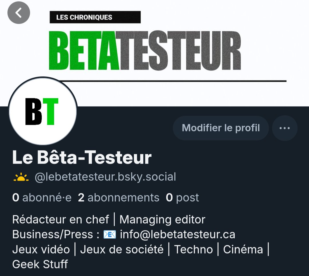 Patrick - aka - Le Bêta-Testeur 🇨🇦🎮 tweet media