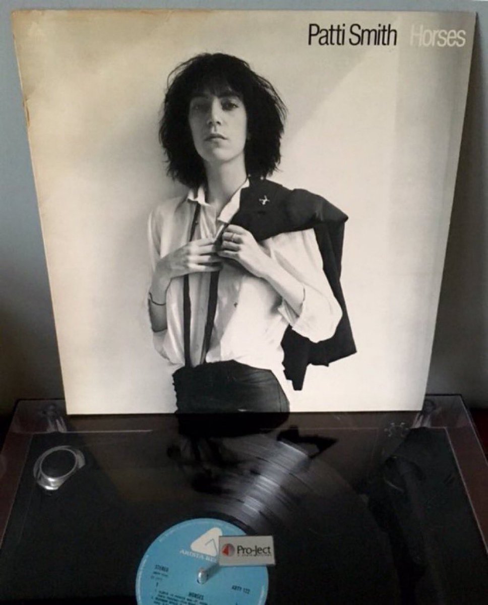 Jesus died for somebody’s sins but not mine…

Horses is 49 today, still extraordinary, with that brilliant Mapplethorpe cover shot. Was there ever a better statement of intent…

#pattismith #horses
