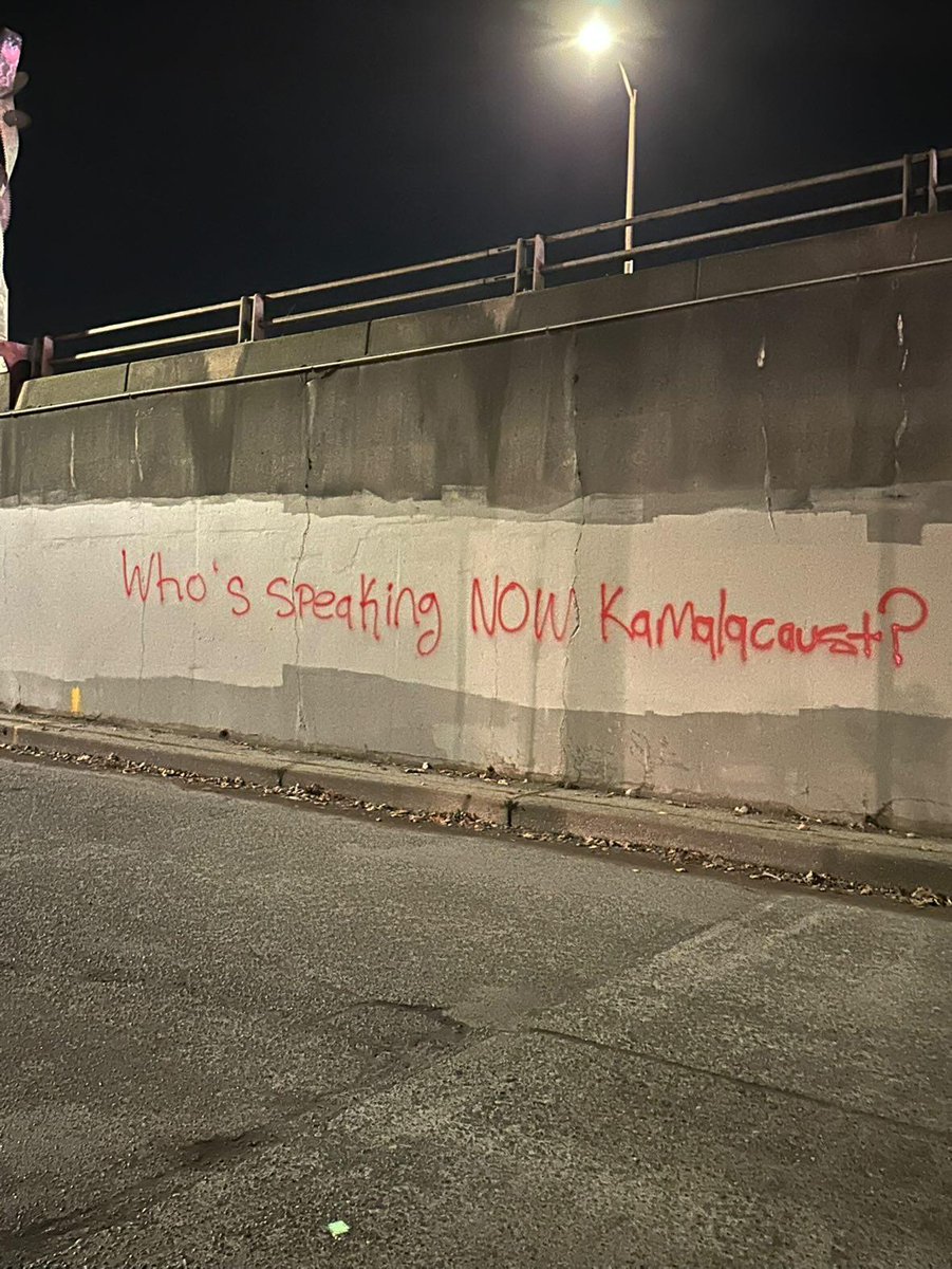 "Whose speaking now Kamalacaust?"
Seen in Seattle