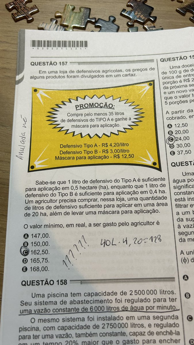 isabertootti's tweet image. se essa questão não for anulada eu sou uma perereca assobiadora  #enem2024