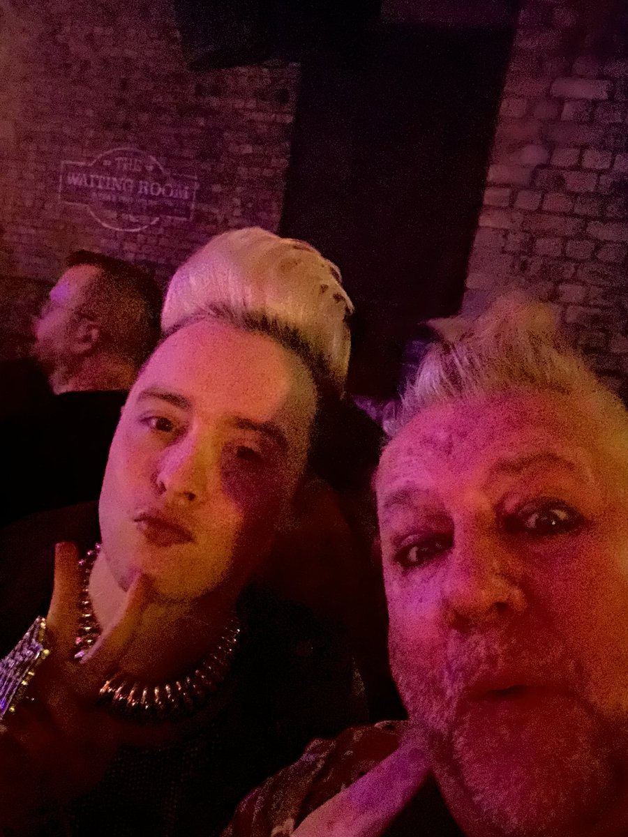 When you meet #jedwood at #homobloc and they ask you if the drinks are free? They are if you boys are paying!