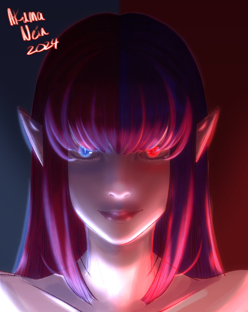 AkumaNein's tweet photo. Atos/Nein 🤧W/O vs With chromatic abrasion #originacharacter #originalcharacters #ArtistOnX https://t.co/sFZ6ZA1JBj