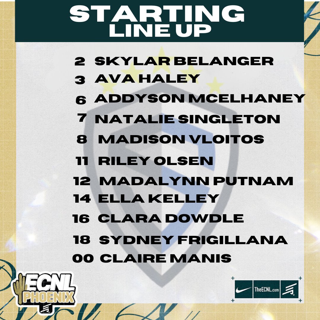 Sting Royal 07/06G ECNL (@stngroyal06ecnl) on Twitter photo STARTING XI
🆚 Santa Rosa United
⏰ 3:20
📍 Reach 11 Sports Complex / 16
<a href="/RockyMonk8/">Rocky Monk</a> <a href="/StingSoccerClub/">Sting Soccer Club</a> <a href="/TopDrawerSoccer/">TopDrawerSoccer</a> <a href="/TheSoccerWire/">SoccerWire</a> <a href="/PrepSoccer/">Prep Soccer ⚽️</a> STARTING XI
🆚 Santa Rosa United
⏰ 3:20
📍 Reach 11 Sports Complex / 16
<a href="/RockyMonk8/">Rocky Monk</a> <a href="/StingSoccerClub/">Sting Soccer Club</a> <a href="/TopDrawerSoccer/">TopDrawerSoccer</a> <a href="/TheSoccerWire/">SoccerWire</a> <a href="/PrepSoccer/">Prep Soccer ⚽️</a>
