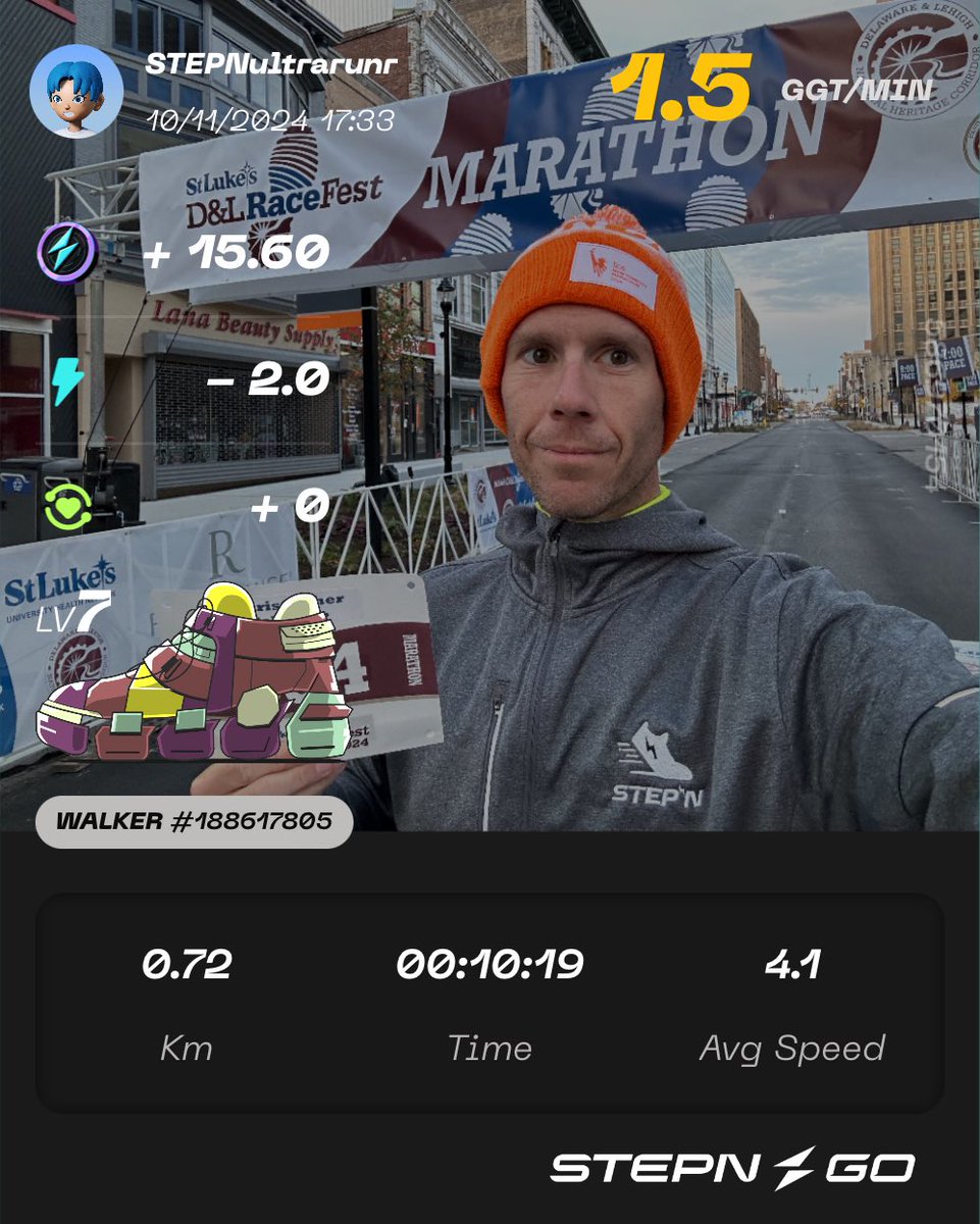 StepN Ultra Runner | NYC 🗽 (@stepnultrarunr) on Twitter photo 🆒Cooldown with <a href="/Stepnofficial/">STEPN GO</a> after a 2:57 marathon 🙌
<a href="/fslweb3/">FSL Ecosystem</a> <a href="/GasHeroOfficial/">For more details, please refer to @2184Official</a> 🆒Cooldown with <a href="/Stepnofficial/">STEPN GO</a> after a 2:57 marathon 🙌
<a href="/fslweb3/">FSL Ecosystem</a> <a href="/GasHeroOfficial/">For more details, please refer to @2184Official</a>