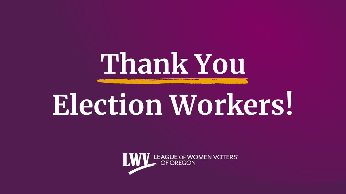 LWV of Oregon tweet media