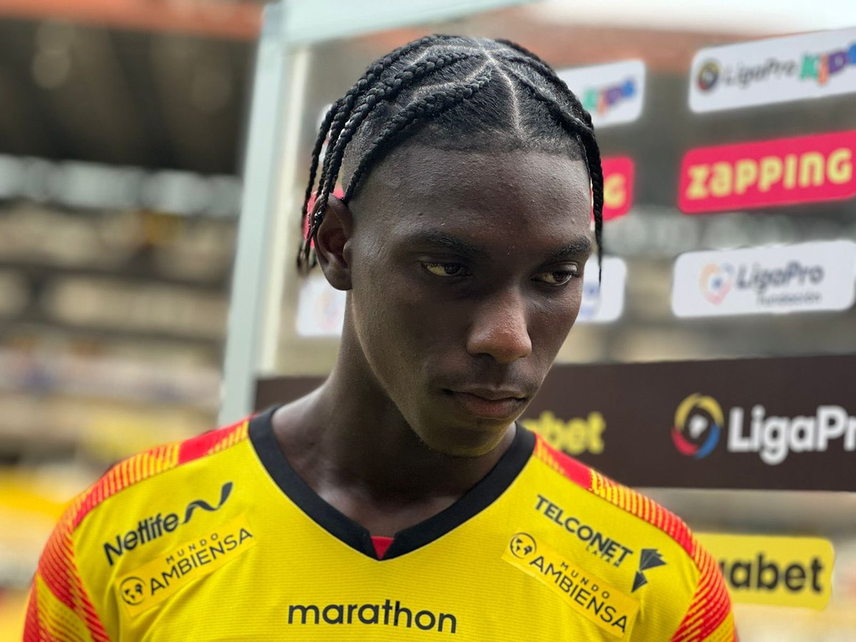 BarcelonaSC's tweet photo. “Tenemos que seguir peleando por la libertadores y esperar hasta el final.”

“Gracias al respaldo de todos y me voy feliz por los goles que pude marcar.”

🎙️ Allen para @zapping_ecu https://t.co/sN4ukrtm6e