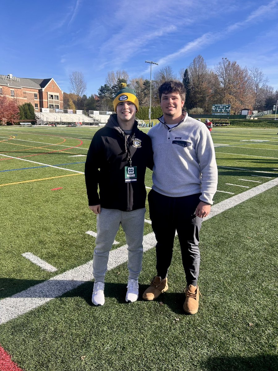 Had a blessed and amazing time at Mercyhurst this weekend! Thank you <a href="/CoachWaring/">Mike Waring</a> for inviting me! Loved getting to see the campus and watch the game! Was great to see <a href="/CharlieDonehue/">Charlie Donehue</a> !#Godisgreat #JesusisKing 

<a href="/cullen_waugh/">Cullen Waugh</a> <a href="/SEHS_FOOTBALL/">St. Edward Football</a> <a href="/rawtalentsport1/">rawtalentsports</a> <a href="/Ski_Axel/">Coach Ski Axel</a> <a href="/DaleRodick/">Dale Rodick II</a>