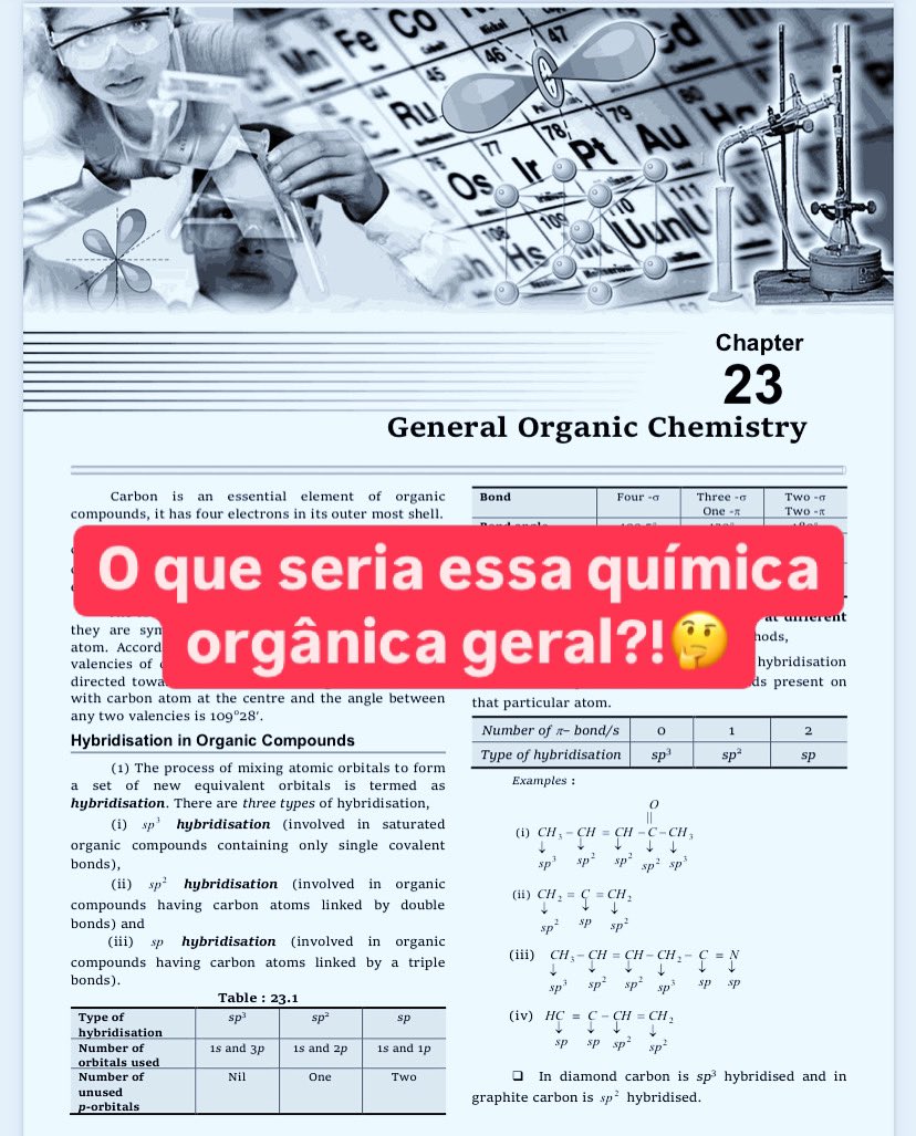 otelicio's tweet photo. 🎯Sem essa base bem consistente, aprender orgânica, sobretudo mecanismos é particularmente impossível… https://t.co/GfLV6Ecs4b