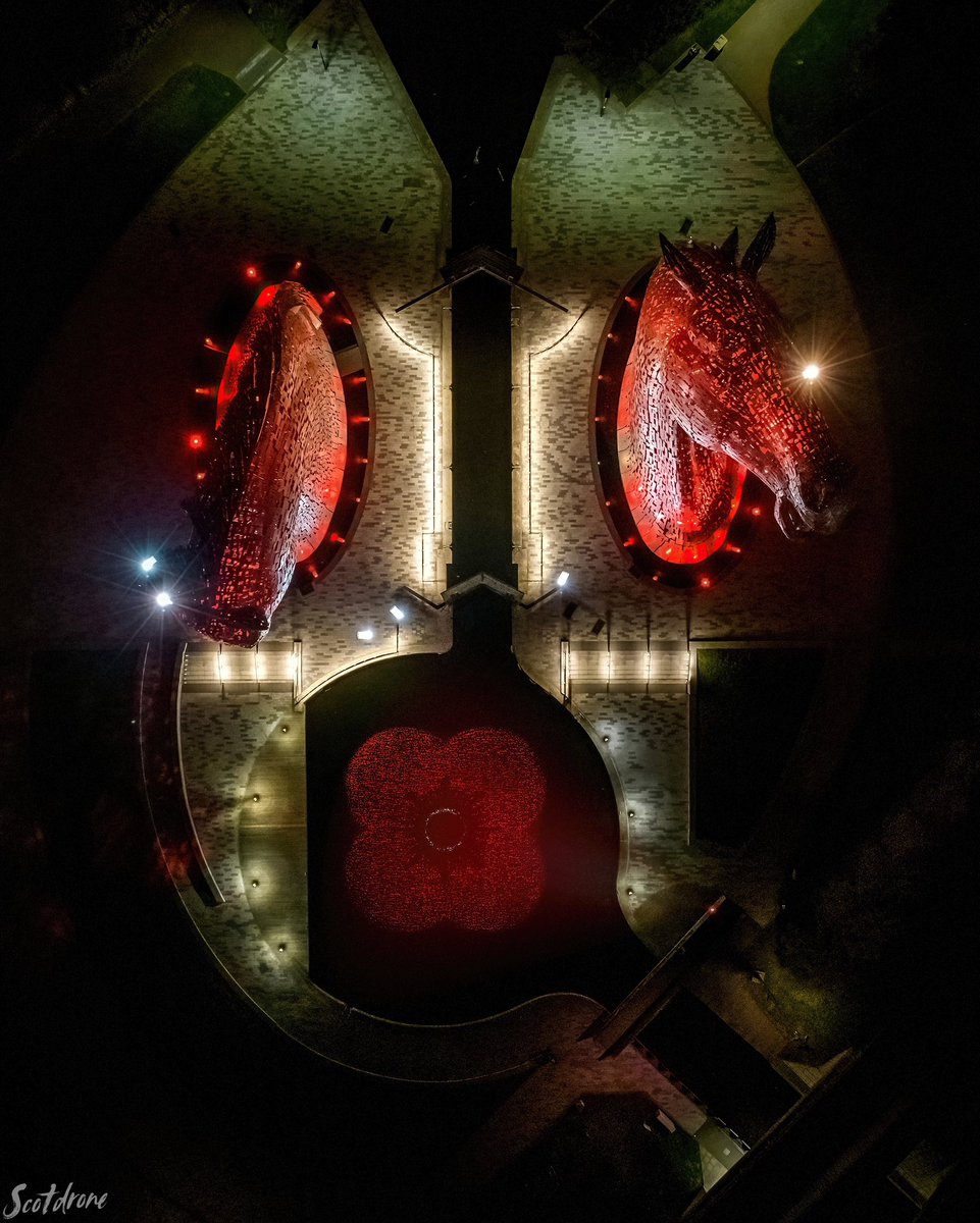 The Falkirk Kelpies ❤️🐴🐴
#falkirk #visitfalkirk #RemembanceDay #LestWeForget #poppy #scotland
