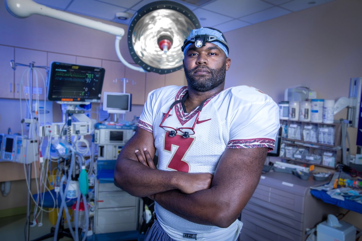 Football and Neurosurgery. This is the promo picture for our head injury safety initiative for underrepresented children in Orlando! Coming up this week!! Can’t wait to tell yall about it! (Photo: Allyn DiVito) #twopercentway #HeadInjurySafety #BikeHelmets #TBI #ProtectKidBrains