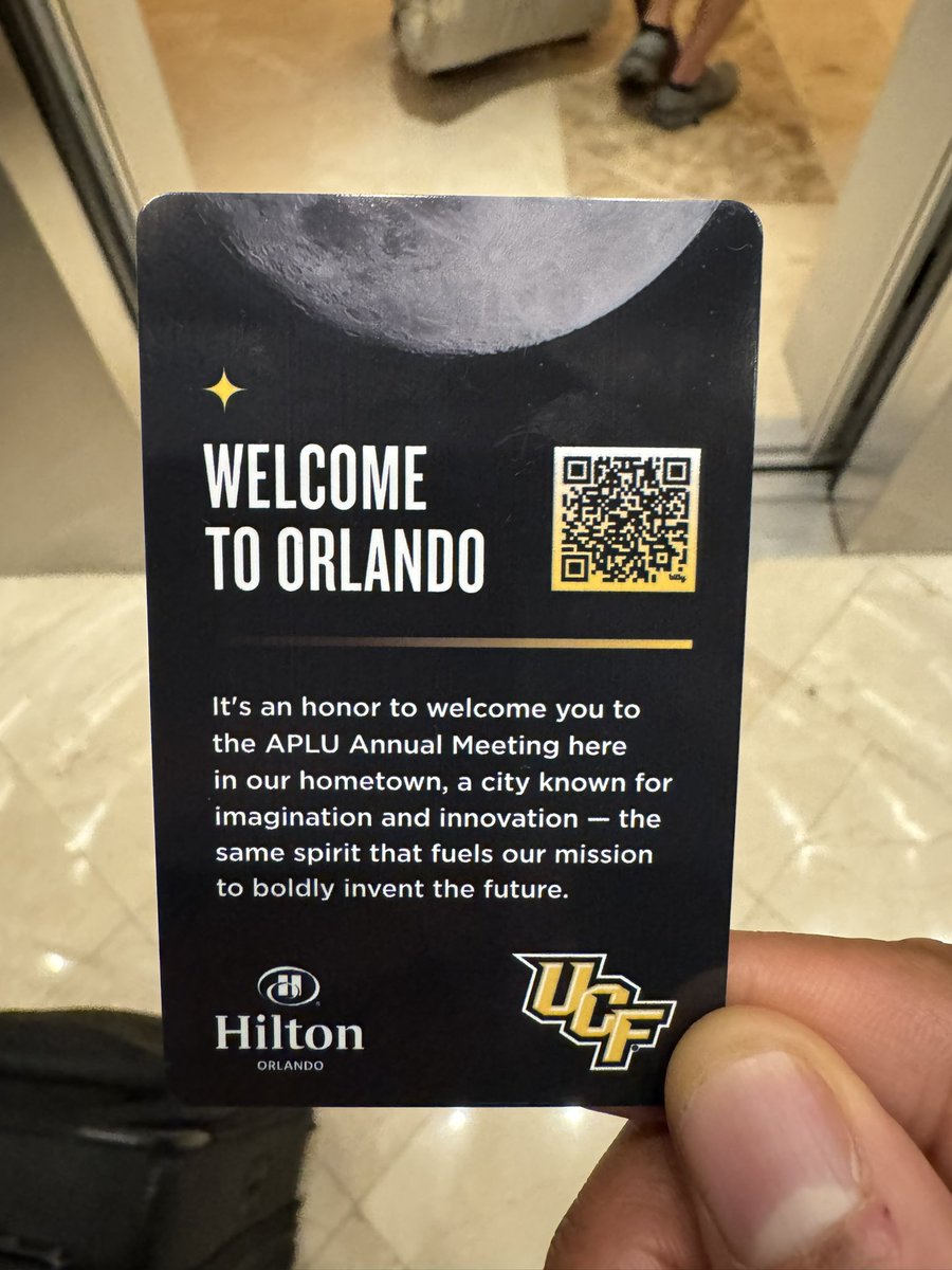 If you are here for the APLU conference in Orlando, come say hi