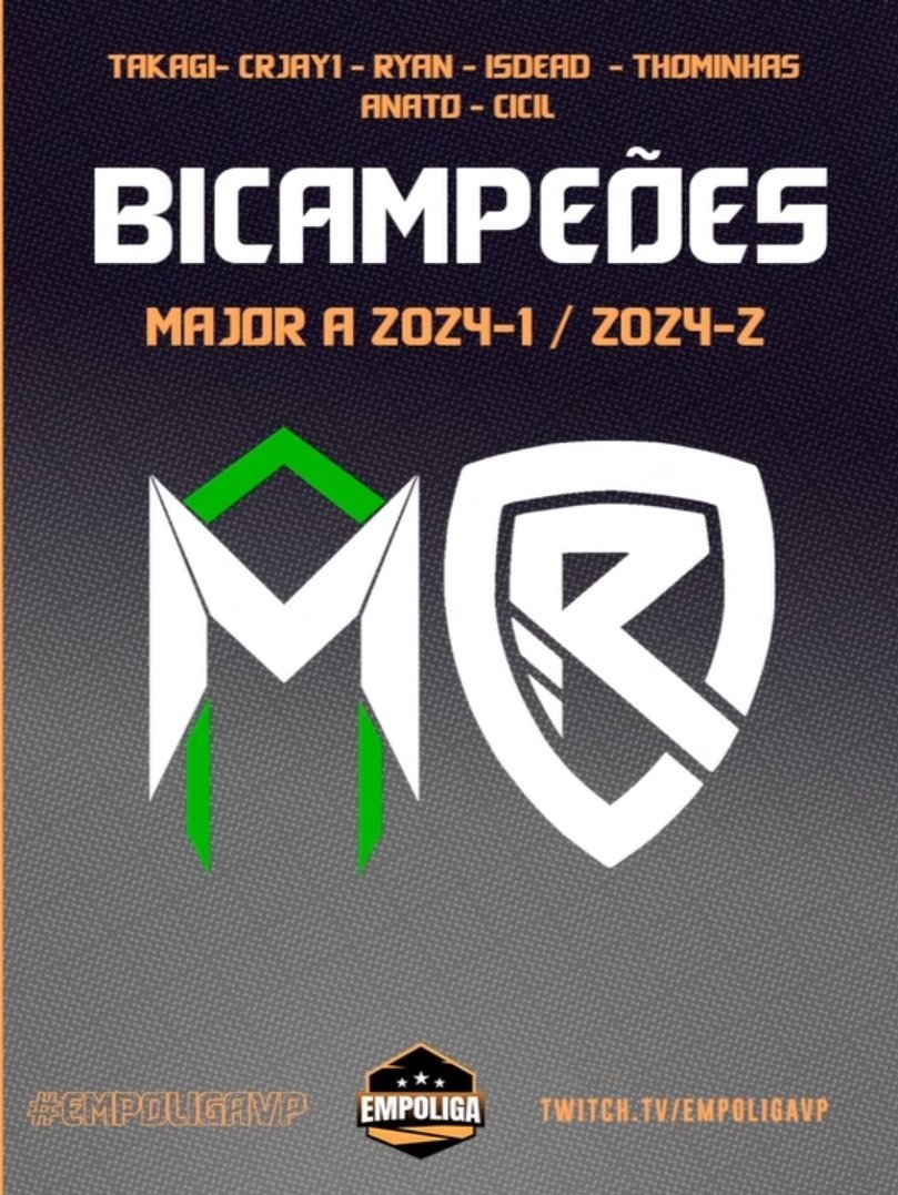 🚨AGORA: Bicampeões

Equipe da MIRAI enfrentou a Izanagi hoje pela final da Empoliga Major - A e se consagrou campeã pela segunda vez na liga.

Segue o fio 🧶