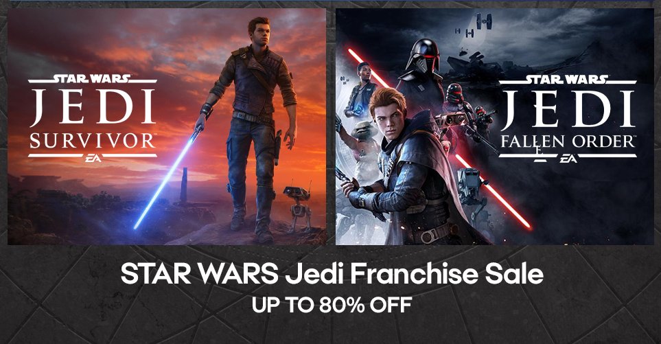 AmberGambEXE's tweet photo. just sayin the Jedi series is on sale rn on steam https://t.co/fNo0U6vhRg