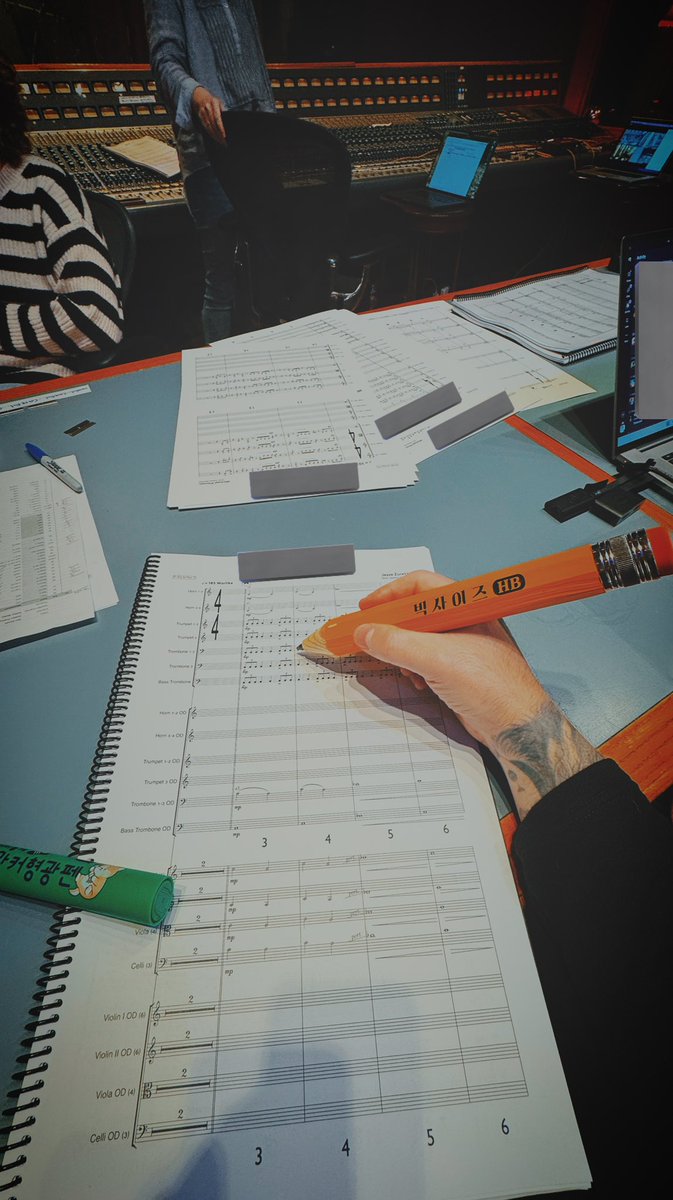 #2XKO big brass means big pencil for editing/notes #RiotGames #composer