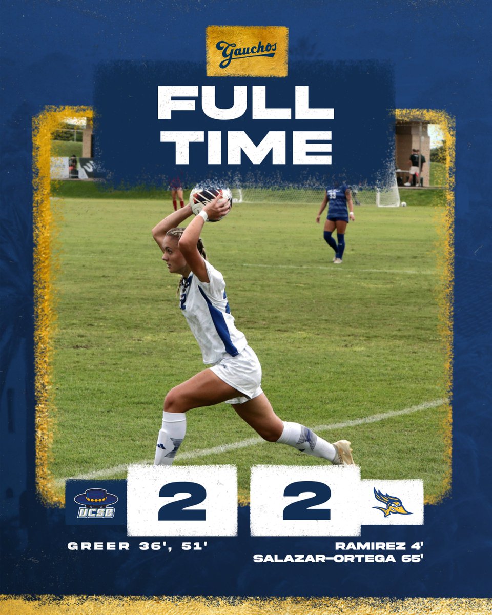 90 wasn't enough, extra soccer ahead!

#GoGauchos