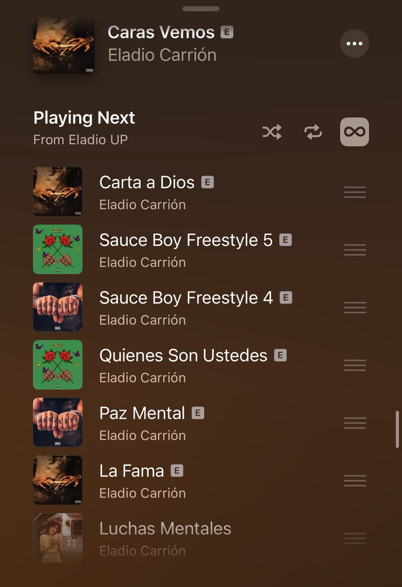 Eladio no tiene idea de cómo sus canciones me han salvado…
