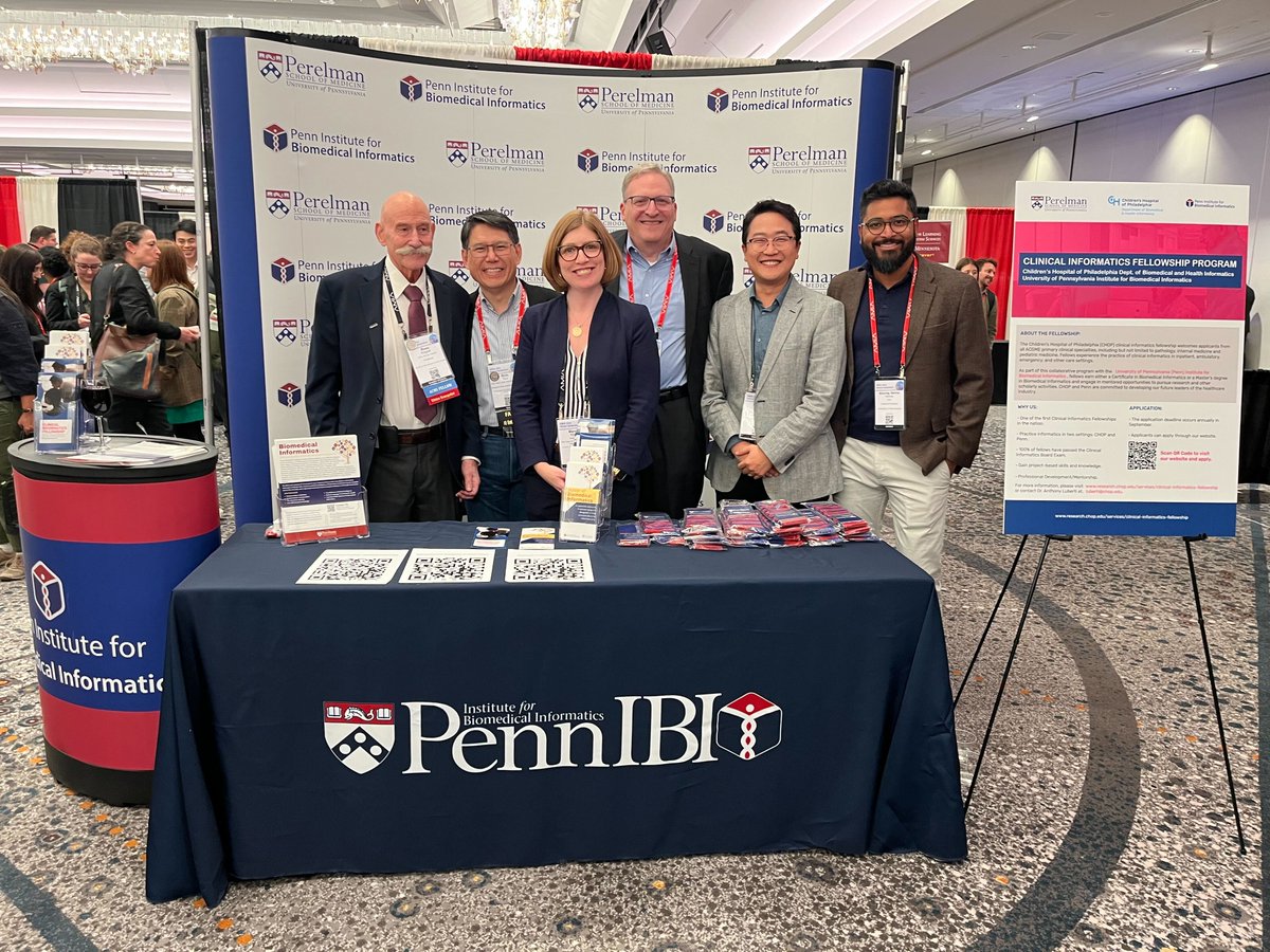 🚨 Exciting opportunities at Penn! 🚨 We're hiring faculty and accepting applications for our MS/PhD programs in Biomedical Informatics. Stop by the Penn IBI booth at #AMIA2024 to learn more. Let's shape the future of biomedical data science together! <a href="/UPennIBI/">Penn IBI</a> <a href="/MarylynRitchie/">Dr. Marylyn D. Ritchie, PhD</a>