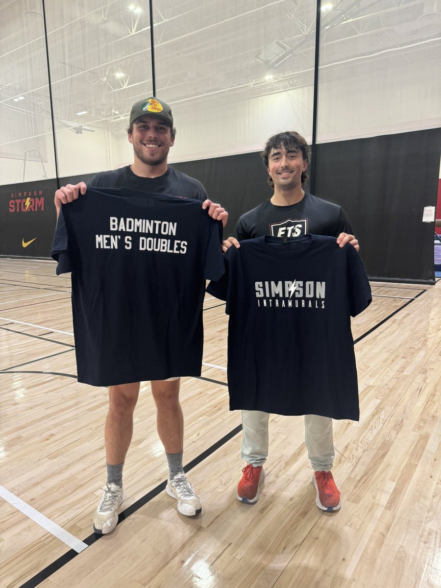 SC_intramurals's tweet photo. IM Badminton 🏸 🏸 Doubles Champs🏆-Women’s-Grace &amp; Maddie, 🏆Men-Jake &amp; Dylan, 🏆Coed-Javier &amp; Gema #scim https://t.co/gNCgjHklc6