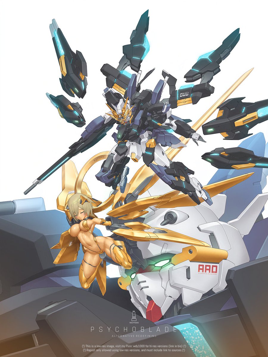 wdy_1000's tweet image. Gundam Kestrel Psycho blade
Finally finished 🥳
(1 more pic in comment)