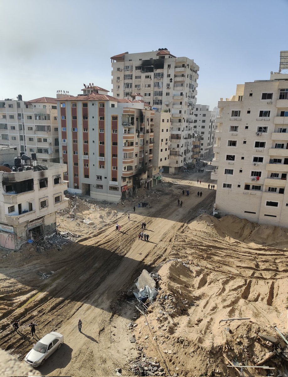 My city has been destroyed? That's the difference between the past and the present. 
   it's ok we can see good people around this world❤