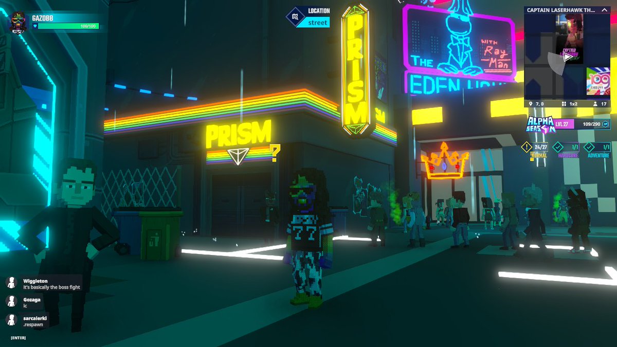 The future is now!🔮 Join me in the Captain Laserhawk Experience in <a href="/TheSandboxGame/">The Sandbox</a> and see for yourself 👀 <a href="/EdenOnline_exe/">Captain Laserhawk Universe 🦅</a> register-landings.sandbox.game/alphaseason4-s… #TheSandbox #AlphaSeason4 #AS4SocialChallenge