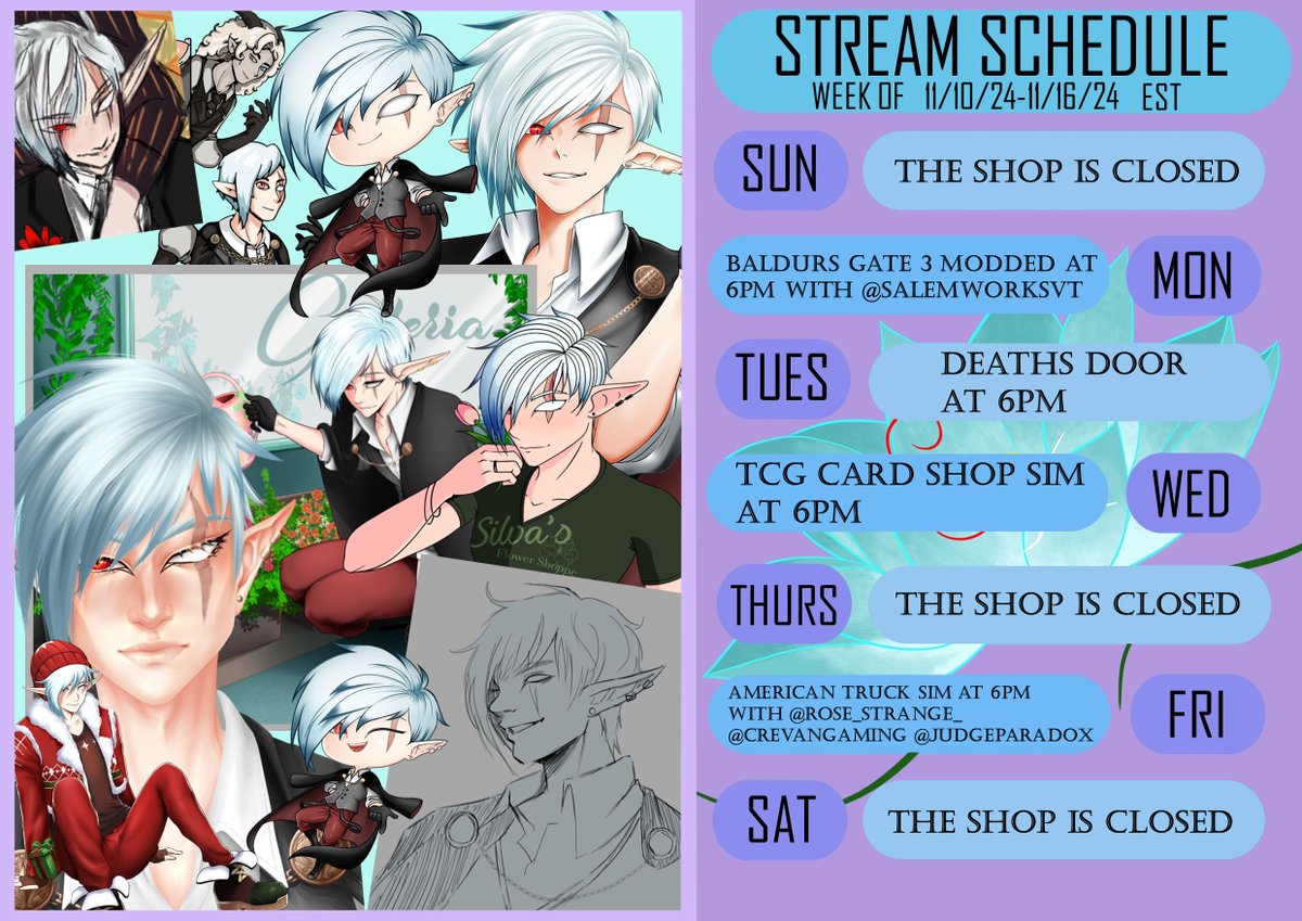 Good evening friends! Hope you all are doing amazing cuz we got another week of fun ahead with @rose_renaud_  @TheCrevanGaming <a href="/JudgeParadox/">JudgeParadox</a>  <a href="/SalemWorksVT/">~Salem~🩷 🦇 Redebut Apr 3rd</a>  and Judgeparadox! I hope I get to see you all then and ofcourse, I love your faces!