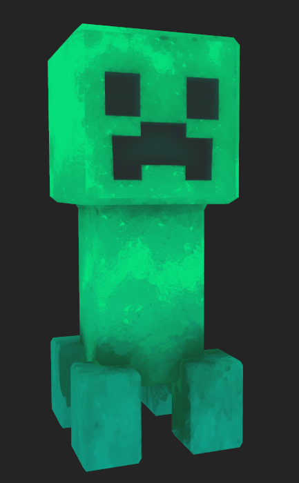 Andzzioeae's tweet photo. just a creeper 
#RobloxDev  #RobloxDevs #Minecraft #Blender https://t.co/lVetfQWXIM