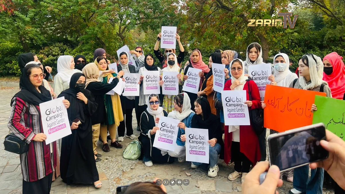 زنان معترض افغان از ترمپ خواستند به سیاست تعامل با طالبان پایان دهد