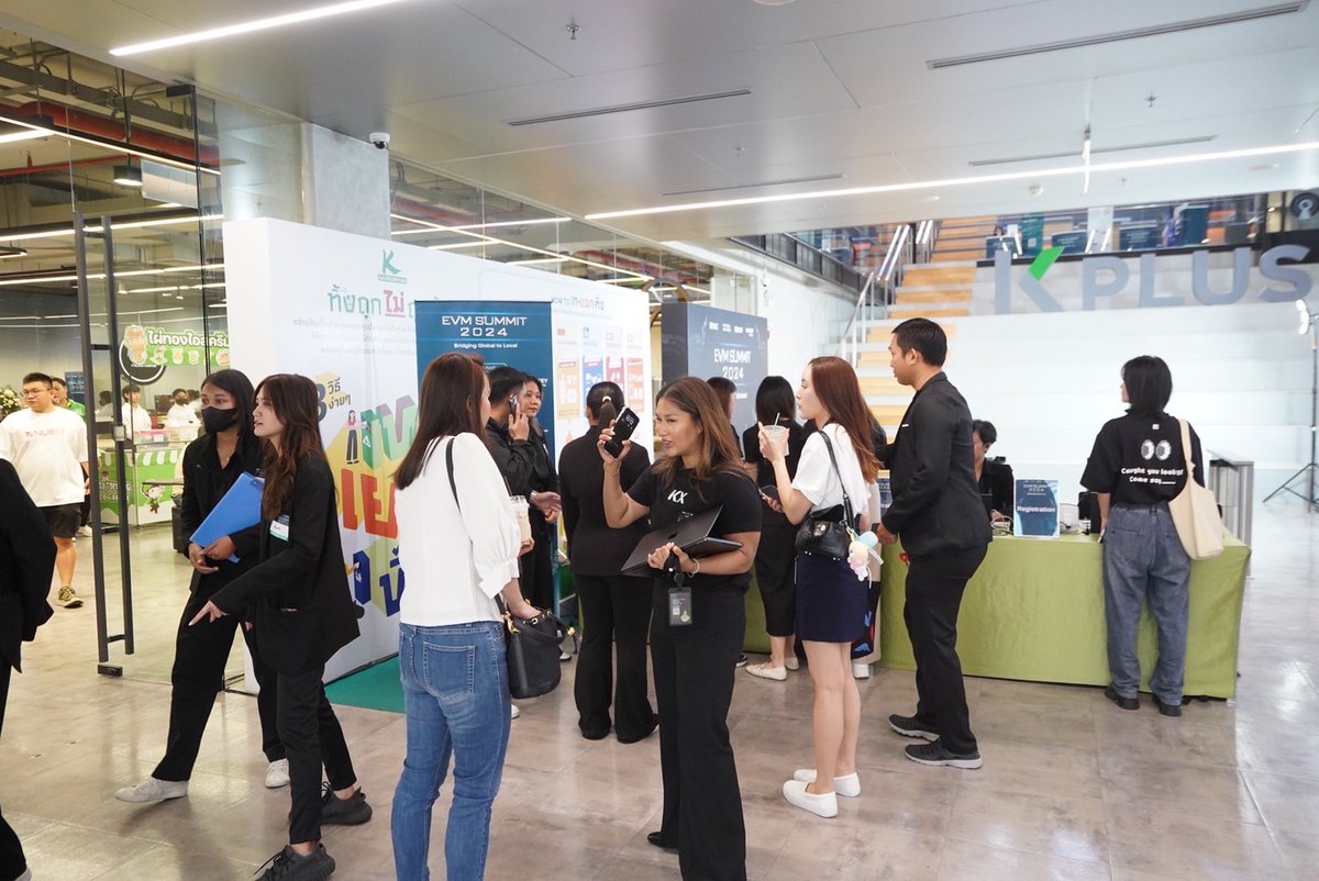 🚨 EVM Summit 2024 is LIVE! 🚨
Hurry over to K+ Building Samyan and dive into Web3’s future with top experts and innovators. Join us now for insights, networking, and real-time updates! 🚀🌐✨