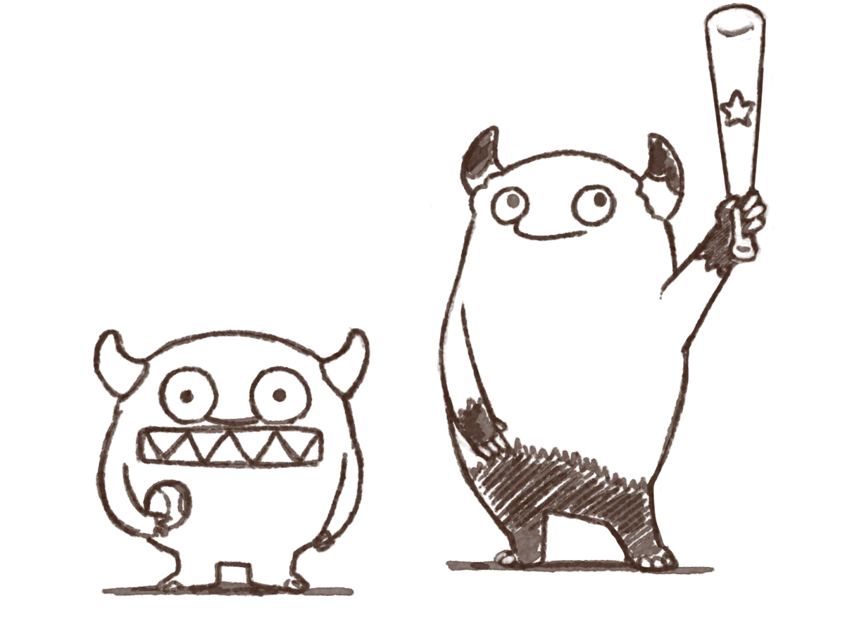 先日の、#横浜DeNAベイスターズ 優勝の場に #バート と #チャピー が