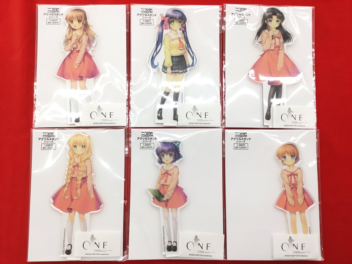 新商品入荷情報】 [#ONE.]より アクリルスタンド各種 長森瑞佳 七瀬
