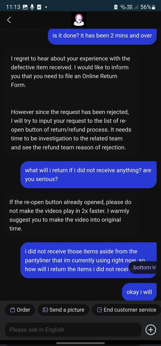 mariashariena's tweet photo. @LazadaPH I don't know how many times I've experienced this with you. I believe that this is very unfair &amp; is considered as scamming. Despite of providing waybill photo, photo of the item received, &amp; raw unboxing video (2x speed bec lazada won't accept if it exceeded the mb) https://t.co/InfgXuDwOE