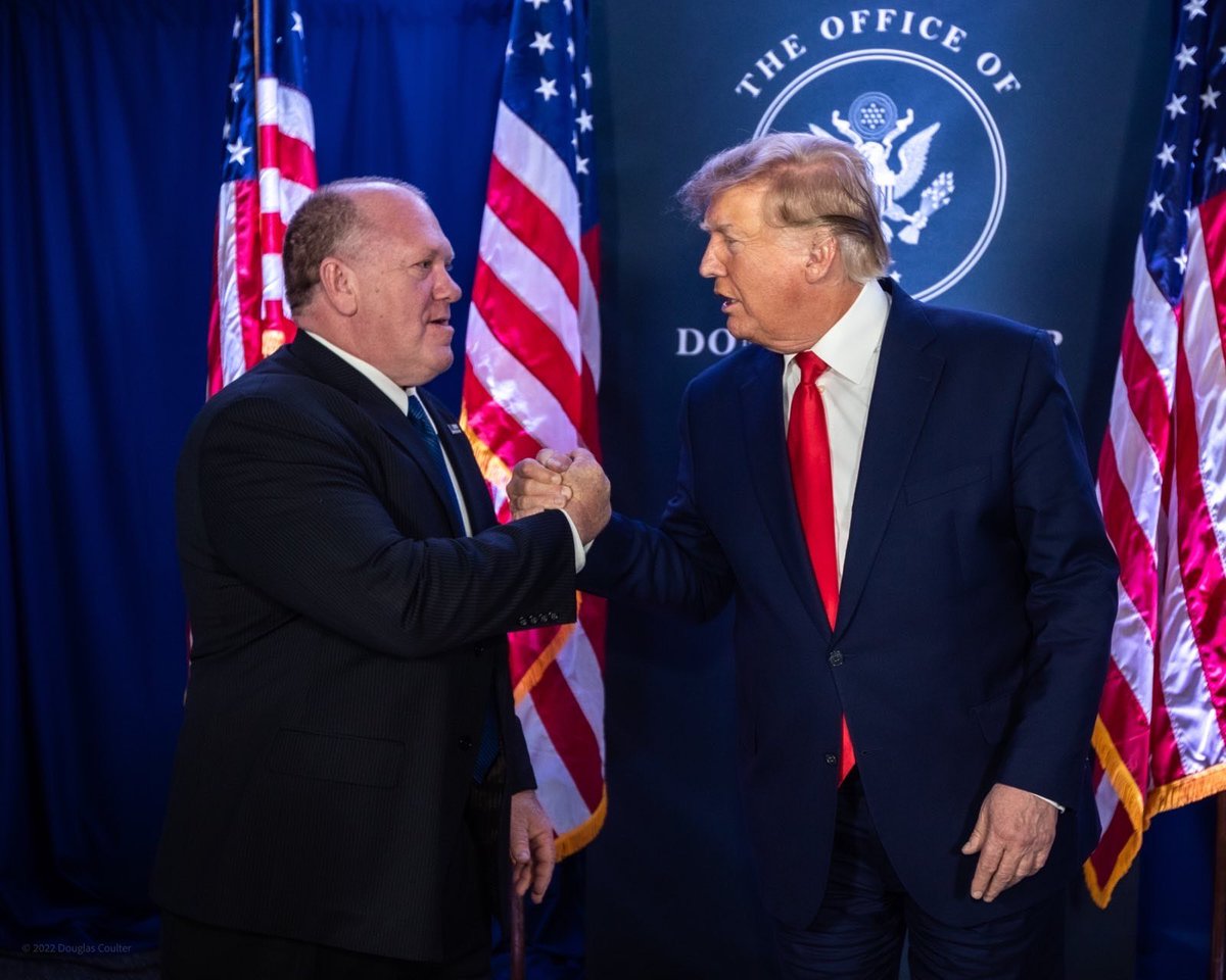 BREAKING: Trump Announces Appointment of Former ICE Director Tom Homan as “Border Czar” to Oversee National Border Security and Deportation Efforts

He writes, “I am pleased to announce that the Former ICE Director, and stalwart on Border Control, Tom Homan, will be joining the