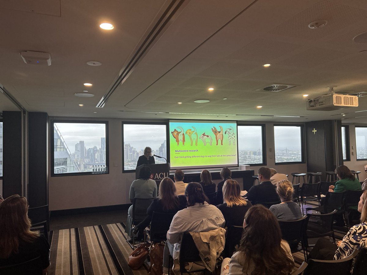 Dr Elizabeth Brogan (@dr_elizabrogan) on Twitter photo A fantastic overview and the importance of multicentre research by Professor <a href="/NurseResearch/">Sandy Middleton</a> at #NMEMCRSym24 @StVHealthAust <a href="/ACUmedia/">Australian Catholic University</a> A fantastic overview and the importance of multicentre research by Professor <a href="/NurseResearch/">Sandy Middleton</a> at #NMEMCRSym24 @StVHealthAust <a href="/ACUmedia/">Australian Catholic University</a>