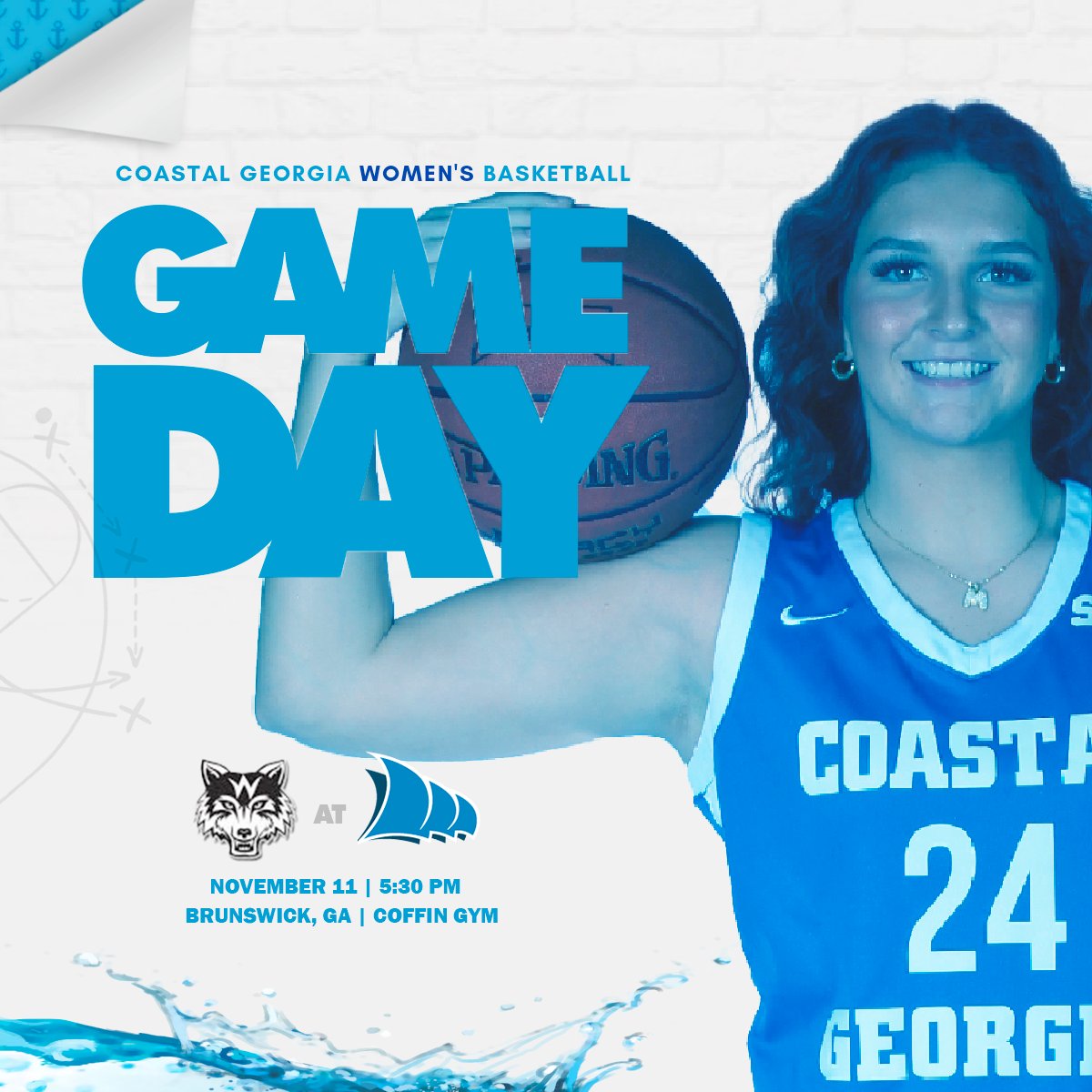 coastalgawbb's tweet photo. Another opportunity to get better! Come join us!

🏀: vs Wesleyan
📍: Brunswick, Ga. || Howard Coffin Gym
⌚️: 5:30 p.m.
📈:https://t.co/YjR7qggAyK
📺:https://t.co/WgbAi22fIO

#HailTheSail https://t.co/3EKCeXw832