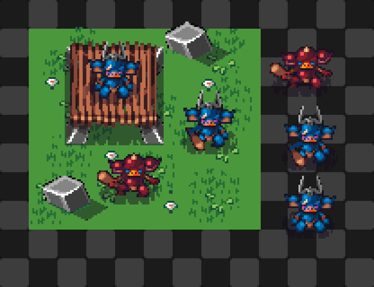 Bokoblins - The Legend Of Zelda: Breath Of The Wild

#Nintendo #NintendoSwitch #Zelda #BOTW #aseprite #DigitalArtist