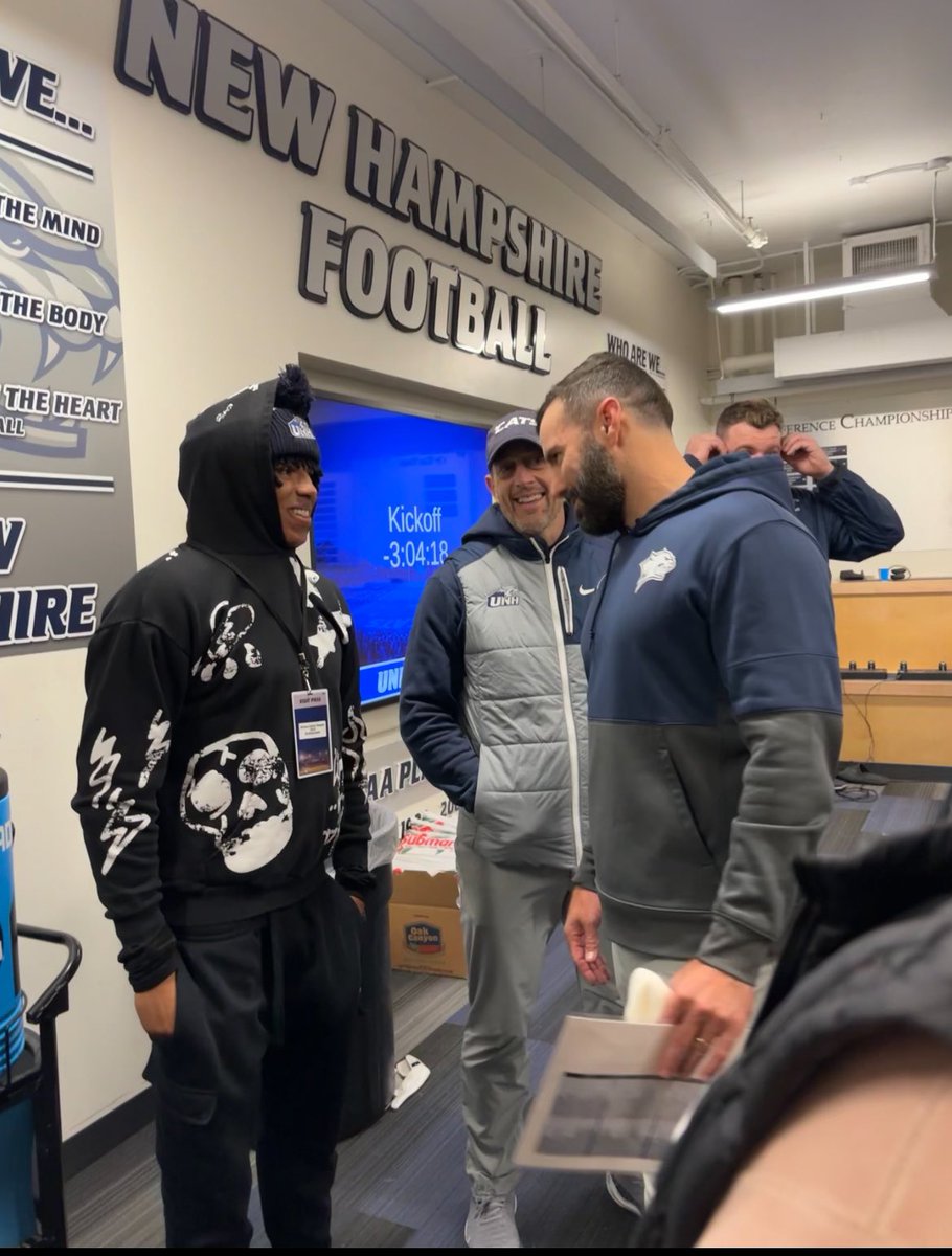 Kason Colvin-Powell (@kasoncolvin) on Twitter photo Had a great time at UNH! Thank you @CoachWatkinsUNH <a href="/rwsantos2/">Rick Santos</a> and <a href="/CoachScottJames/">Scott James</a> for having me for game day. Can’t wait to continue our journey. <a href="/SteinbrennerFB/">SteinbrennerFootball</a> <a href="/IcemanII_/">Devin Abraham</a> <a href="/juanlong9/">juan long</a> <a href="/RobRptampa/">Coach Rob</a> <a href="/Coach_Boggs23/">Ryan Bogdanski</a> <a href="/DC15sports/">DC15 Sports Consulting</a> Had a great time at UNH! Thank you @CoachWatkinsUNH <a href="/rwsantos2/">Rick Santos</a> and <a href="/CoachScottJames/">Scott James</a> for having me for game day. Can’t wait to continue our journey. <a href="/SteinbrennerFB/">SteinbrennerFootball</a> <a href="/IcemanII_/">Devin Abraham</a> <a href="/juanlong9/">juan long</a> <a href="/RobRptampa/">Coach Rob</a> <a href="/Coach_Boggs23/">Ryan Bogdanski</a> <a href="/DC15sports/">DC15 Sports Consulting</a>