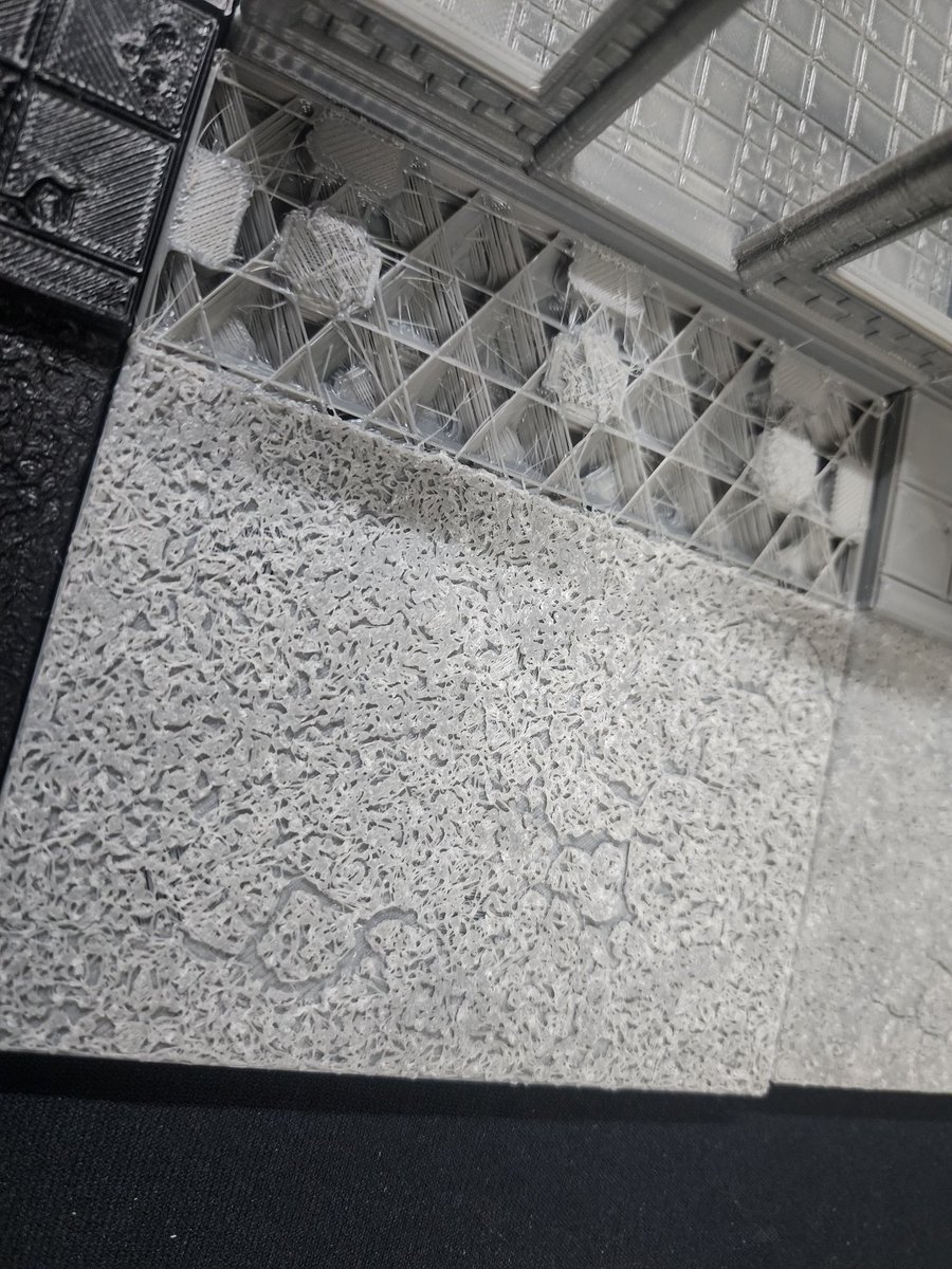 onincognito's tweet photo. Sometimes I'll get clogs in my 3d prints and I'll lose a lot of detail. To fix this I'll apply alternating layers of baby powder and spray paint. This gives me the concrete street texture I'm looking for. https://t.co/6aQtVoeYSR