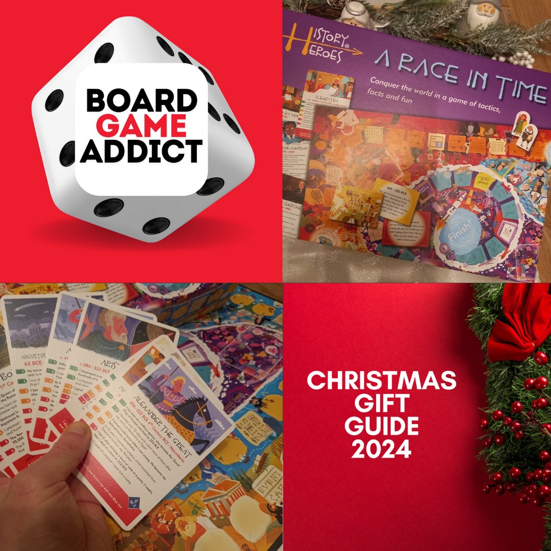<a href="/Historyheroesuk/">History Heroes</a> have really nailed it with 'A Race In Time'. Educational, fun and repayable. Perfect for Xmas.

#Xmas #xmasgiftideas #xmastree #christmasmood #christmastime🎄 #Christmas #boardgames #boardgaming #boardgamegeek #boardgamesofinstagram #boardgamehype #games #game