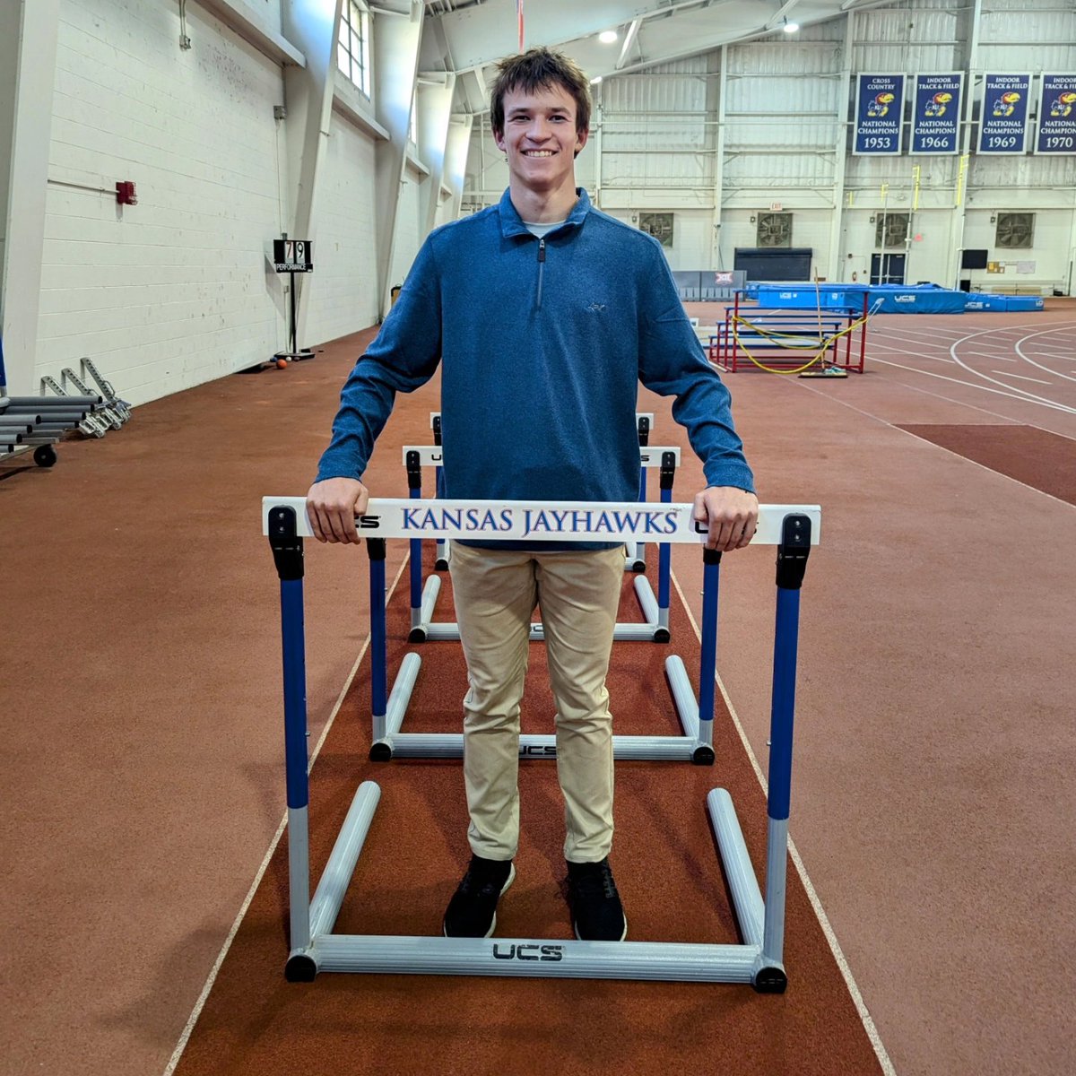 Had a great visit thanks to Coach Fortenberry at University of Kansas. ROCK CHALK!#kansastf