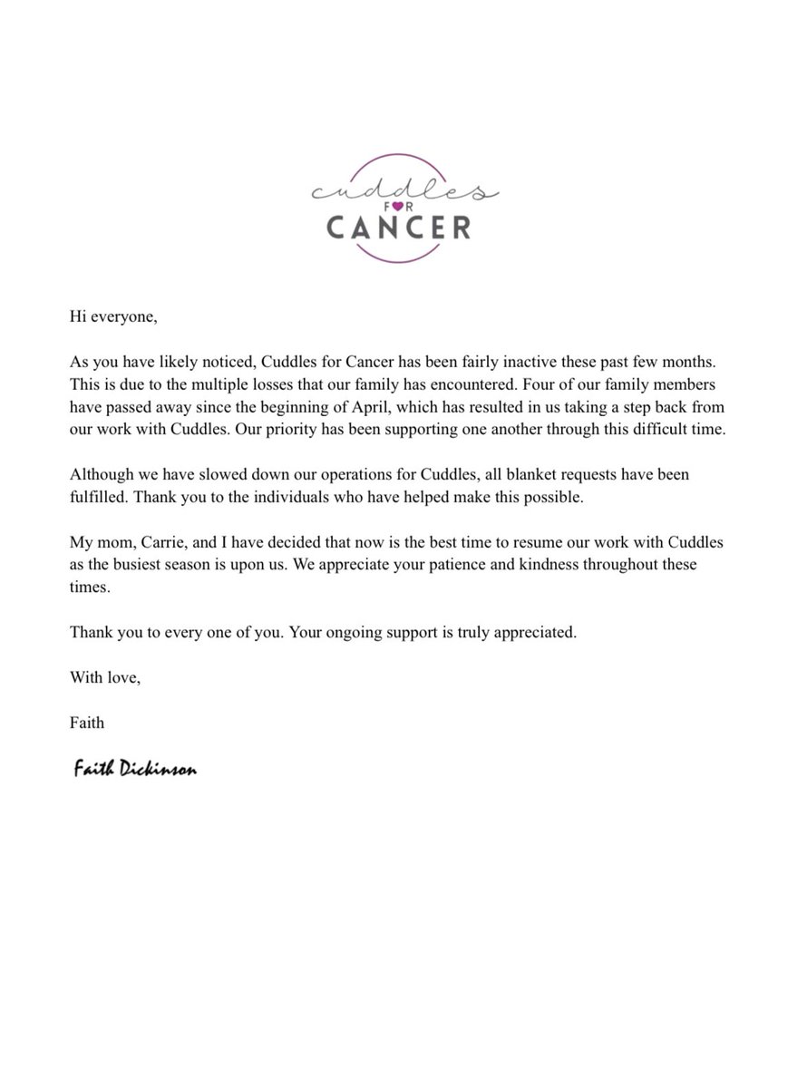 Our family thanks you🤍