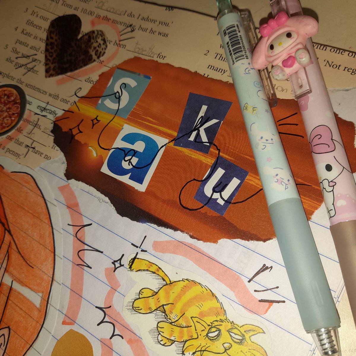Anakko1_'s tweet photo. @SoySakurita  Lol, ojalá te guste, lo dibuje ayer en el stream de Leslie, en un rato lo paso a digital, SALUDOS 🧡!! ... https://t.co/ktLY2qI7hI