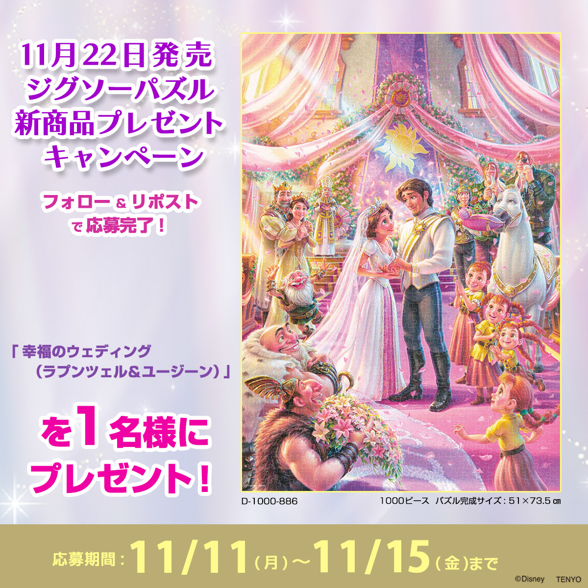 🎉#ラプンツェル #プレゼントキャンペーン🎉 ふたりの感動的な