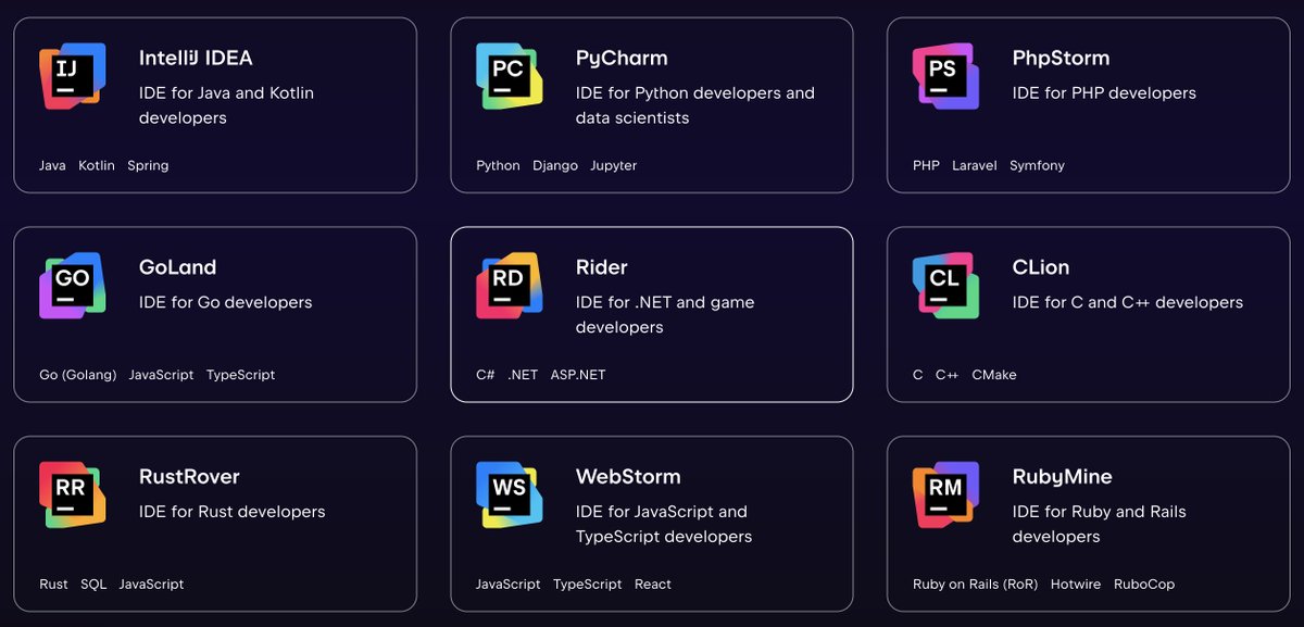 PythonNiger's tweet image. 🎁 On offre 50 licences JetBrains !

Pour participer :
1️⃣ Follow @PythonNiger &amp;amp; @pyconniger 
2️⃣ Reposter ce tweet
3️⃣ Choisissez votre outil préféré !

PyCharm, IntelliJ IDEA, DataSpell... c&apos;est vous qui décidez !

50 chanceux seront tirés au sort. 🎯
