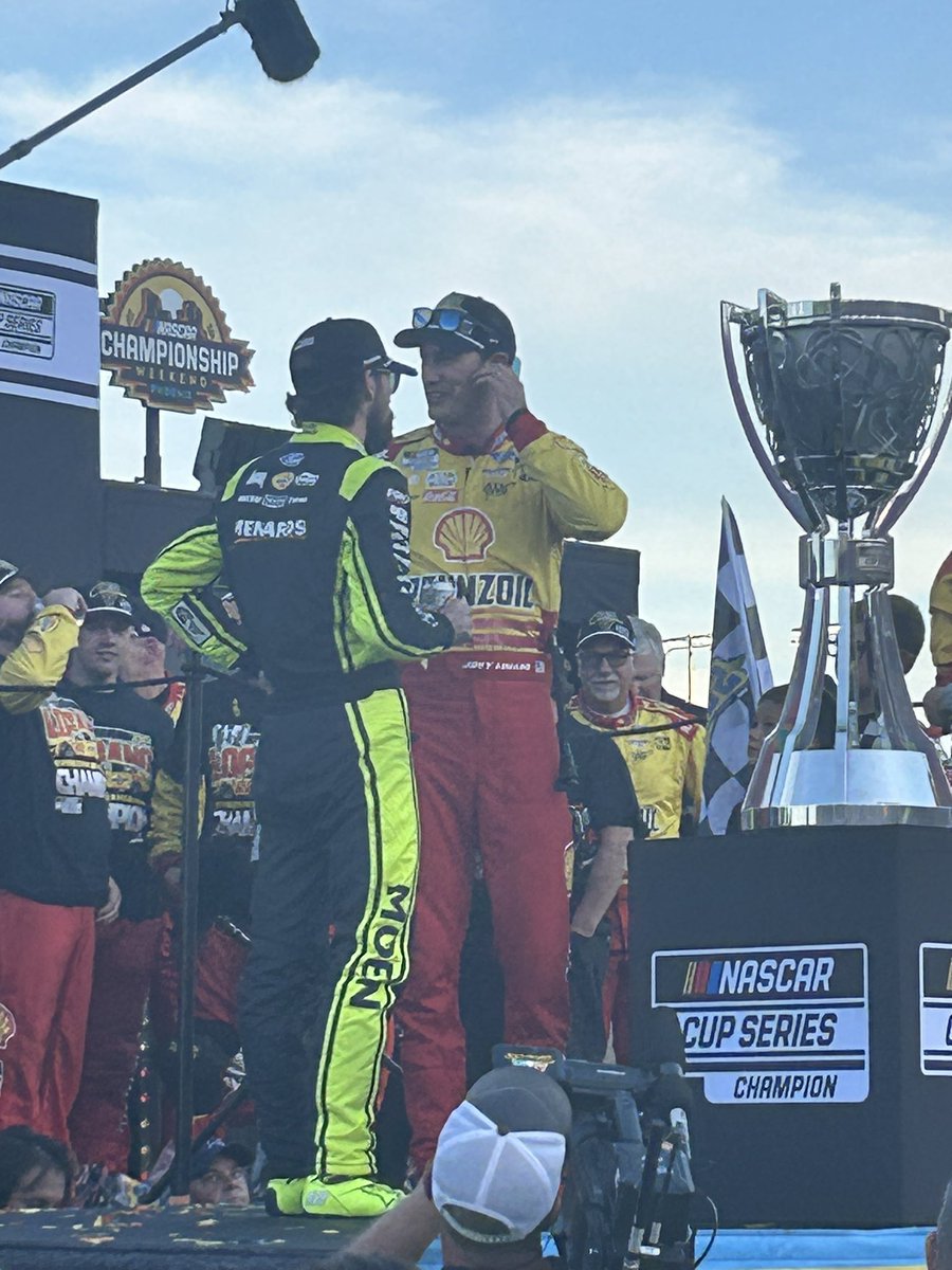 Congrats <a href="/joeylogano/">Joey Logano</a> on Championship #3. Hell of a race, Playoffs and season.

#NASCARPlayoffs