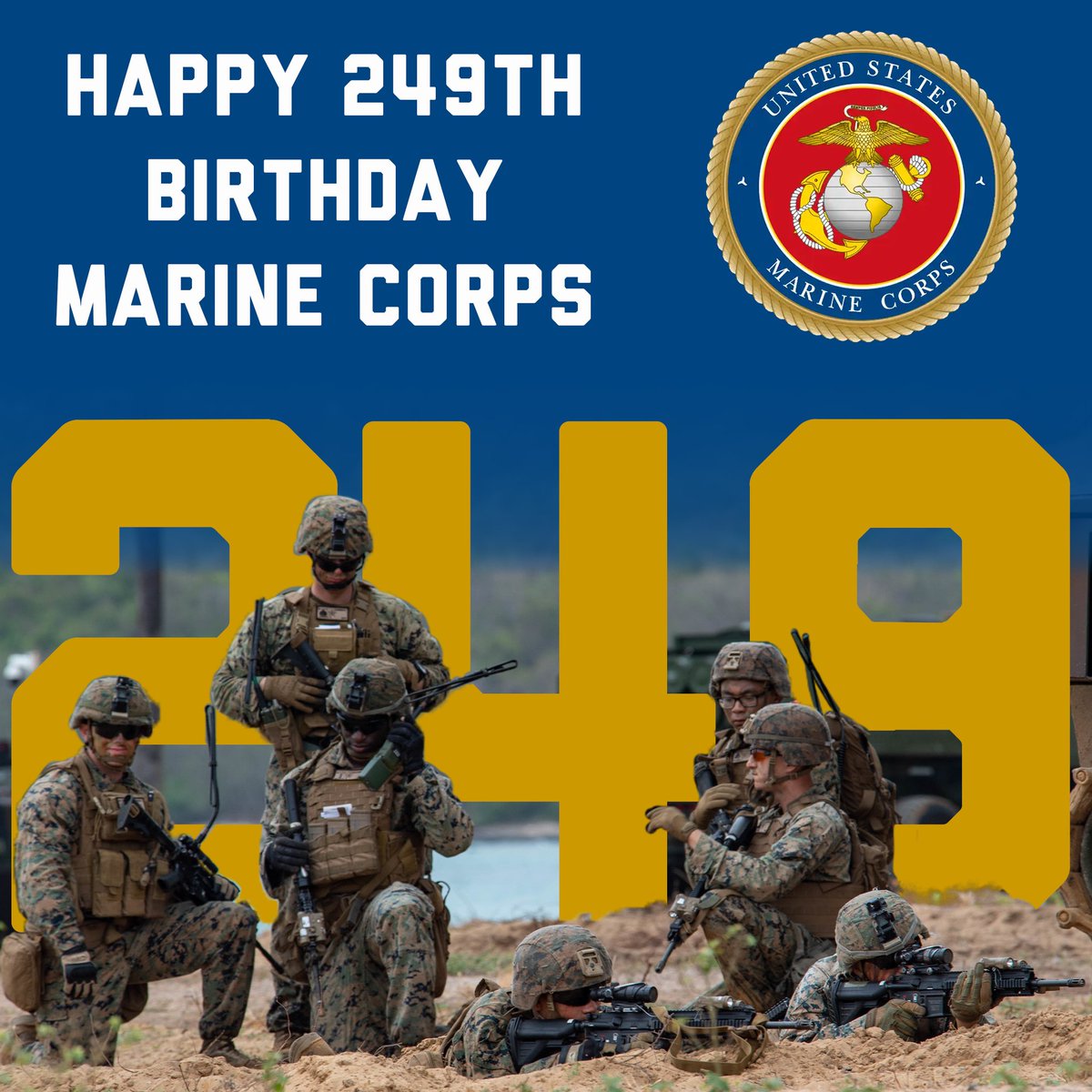 Happy Birthday, USMC. SEMPER FI