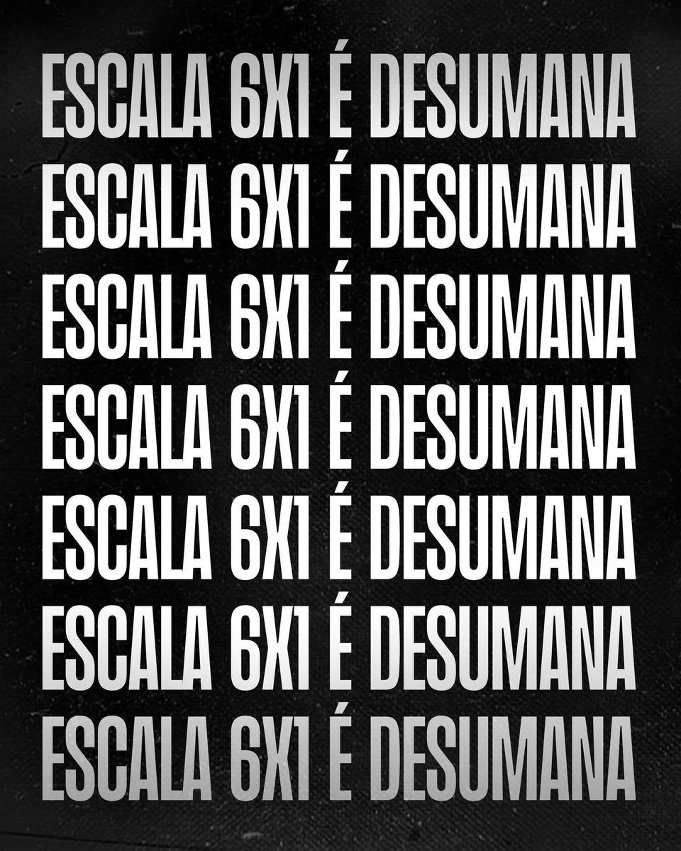 rafazauu's tweet photo. #fimdaescala6X1 https://t.co/0qhsnc5lMv