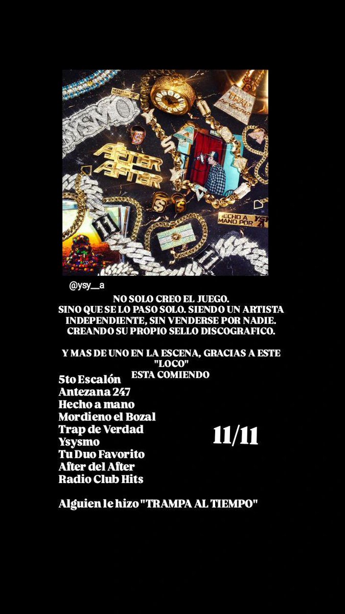 AlanArevalo12's tweet photo. 11/11 TRAMPA AL TIEMPO https://t.co/5D2XUmsMlC