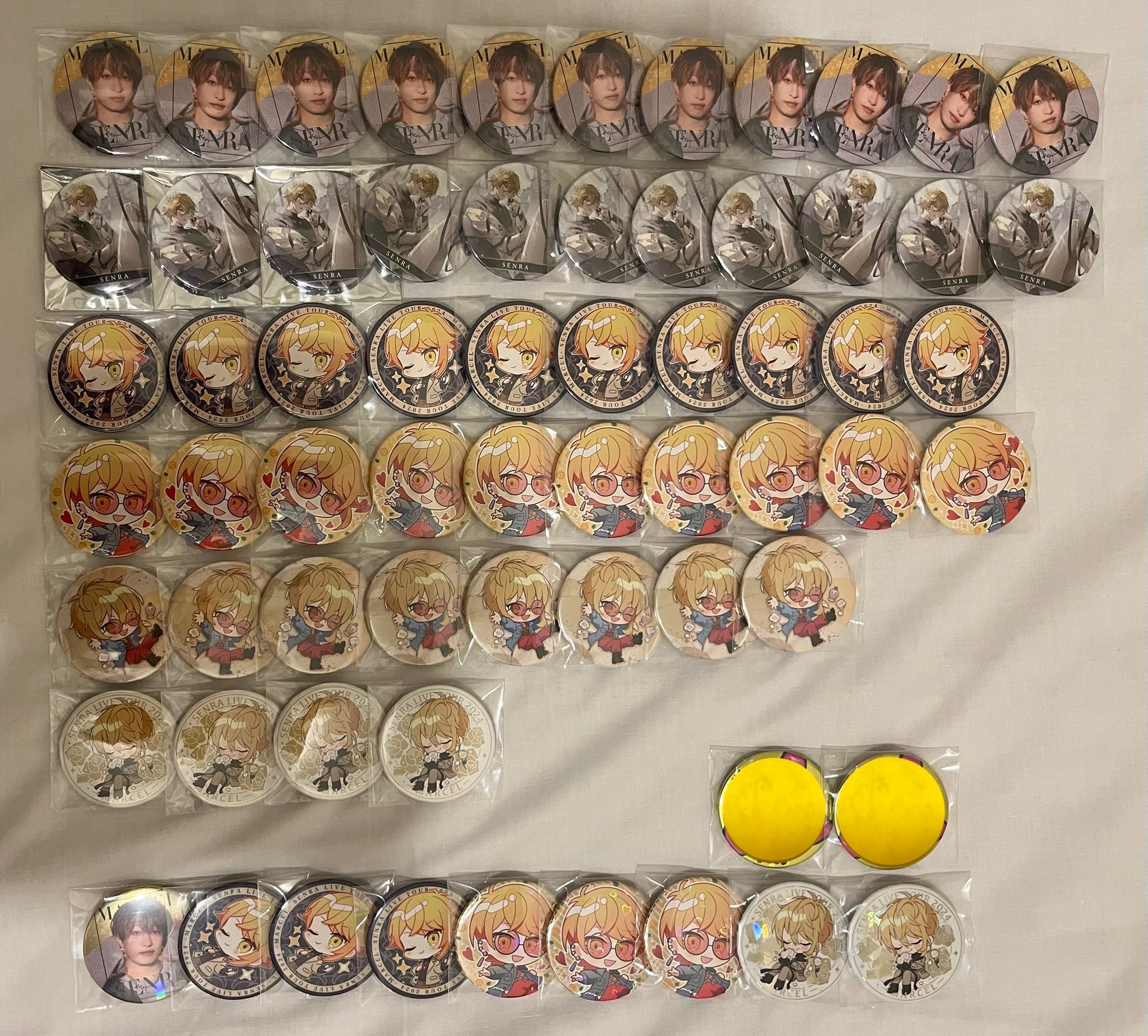 センラ MARCEL 缶バッジ 16個+18個 センラ MARCEL 缶バッジ 16個+18個