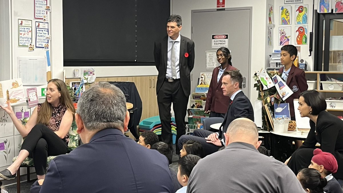 Today Rosehill Public School welcomed the Premier, Deputy Premier, Member for Parramatta and Secretary of The Department of Education to our school.